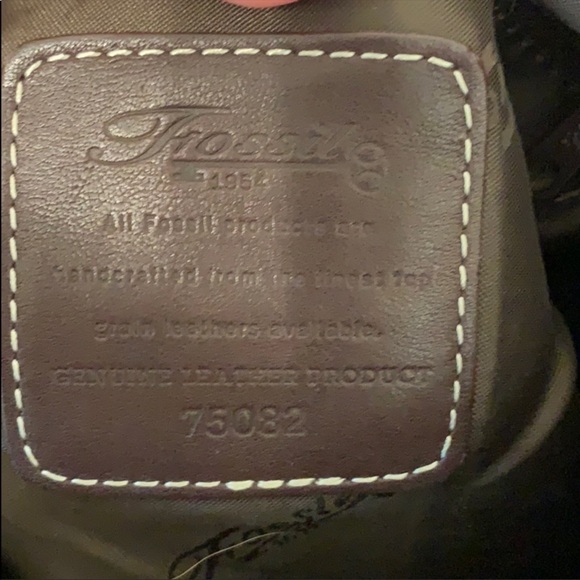 🔴SOLD🔴 Fossil Vintage Dark Brown Leather Bag - Picture 5 of 9